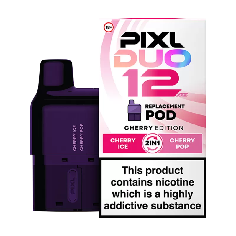 Cherry Edition Pixl Duo 12 Refill Pack - 20mg - Vape Product