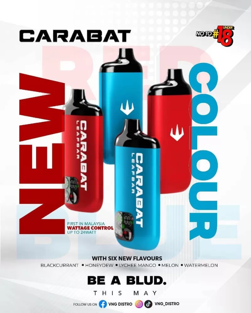 Carabat Leafbar 15000 Puffs - Cartridge Only / Raspberry Strawberry Mango - Image 2