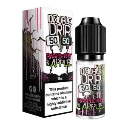 Raspberry & Apple E-Liquid 50/50 Series by Double Drip (10ml) - 6mg