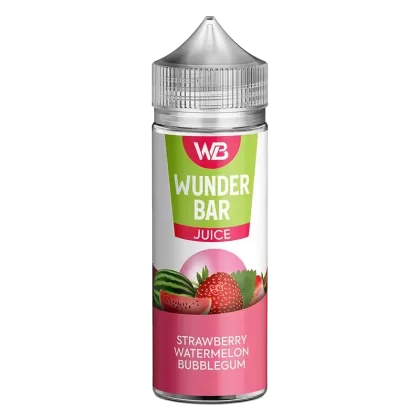 Wunder Bar Strawberry Watermelon Bubblegum 100ml Shortfill E-Liquid - Ecigpremium