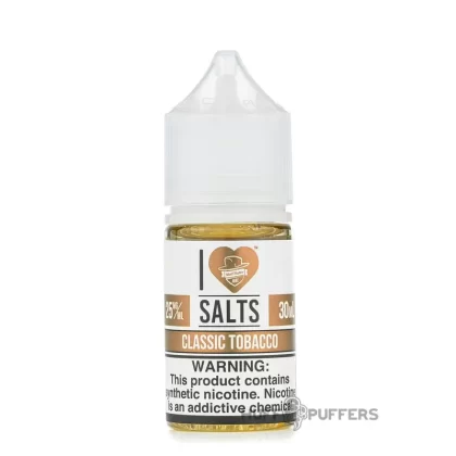 I Love Salts – Classic Tobacco 30mL - Nicotine Strength#25mg>50mg