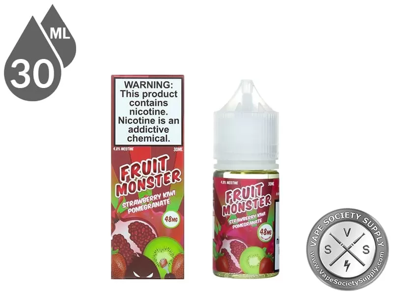 Strawberry Kiwi Pomegranate Fruit Monster Salt 30ml - Vape Product, Vape Product - Image 2