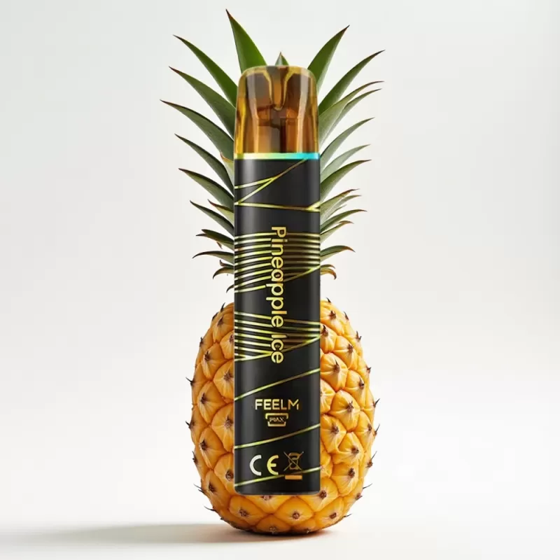 JNR Black&Golden 800 Puffs Piña Hielo 550mAh 2ml 2% TPD Mexico vape - Image 2
