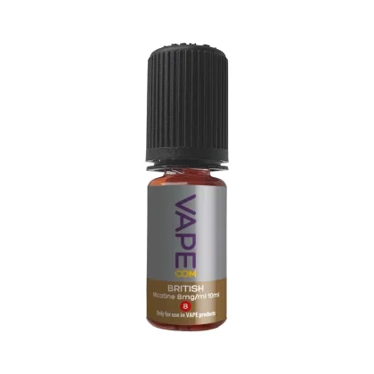 VAPEcom British Tobacco 20mg Pack Of 3