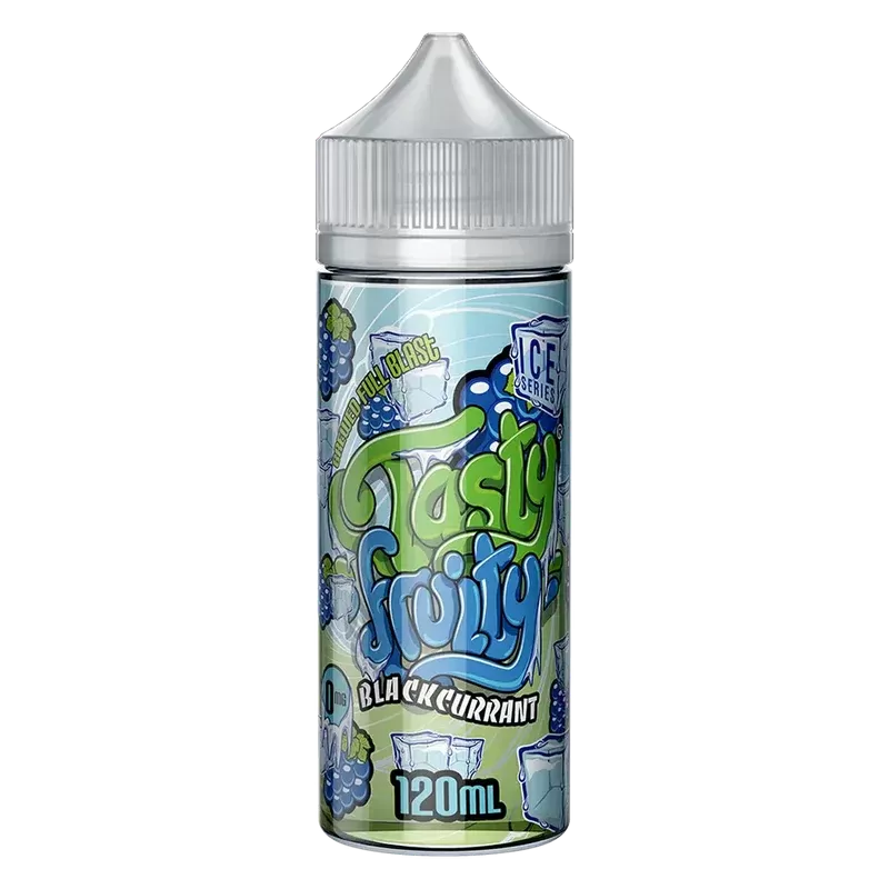 Tasty Fruity Blackcurrant ice 100ml Shortfill e-Liquid