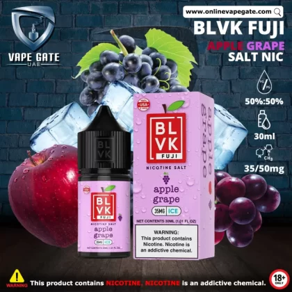 APPLE GRAPE ICE - BLVK FUJI SALTS - 30ML - 35 mg / 30 ml
