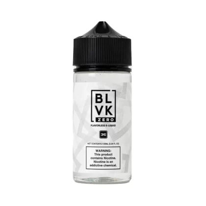 Flavorless BLVK ZERO 100mL - 3MG