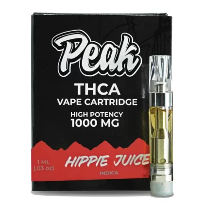 Peak THC-A Hippie Juice Cartridge – 1000mg