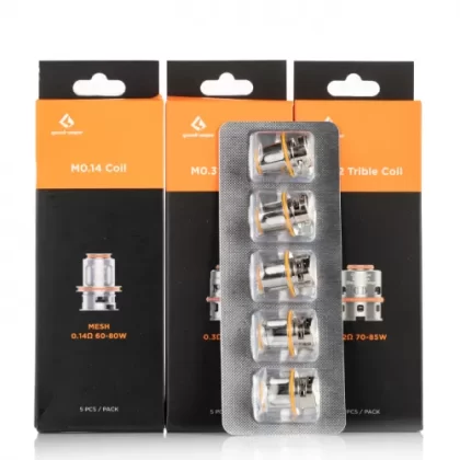 Geekvape M Series Coils - 5 Pack; 0.14 Ohm Mesh, 0.15 Ohm Quad Mesh (DE4E00)