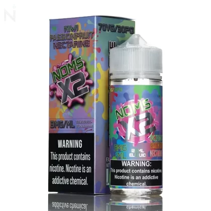 NOMS X2 E Liquid- Kiwi Passion Fruit Nectarine - 120mL - 6mg