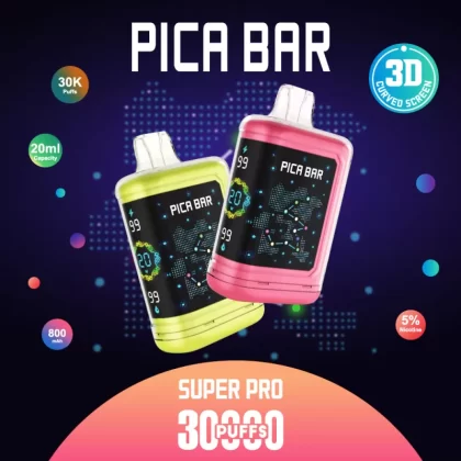 PICA BAR Super Pro 30K Puff Disposable Device - 30000 Puffs - Miami Mint