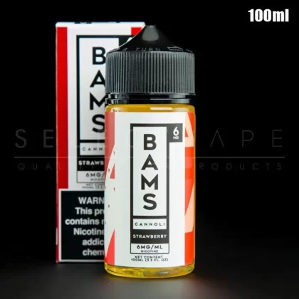 Bams Cannoli – Strawberry Cannoli Eliquid 100ml