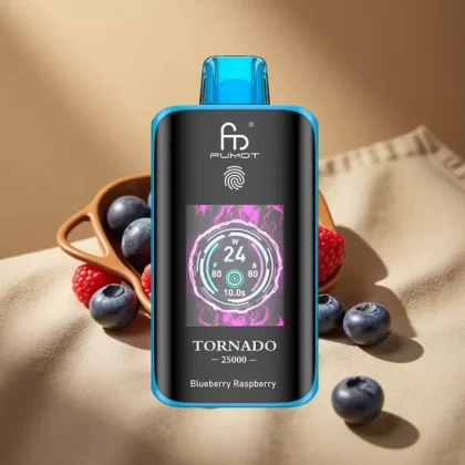 Fumot Tornado 25000 Puffs HD Screen 700mAh Blueberry Raspberry