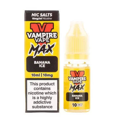 Banana Ice Nic Salt E-Liquid by Vampire Vape Max - 20mg