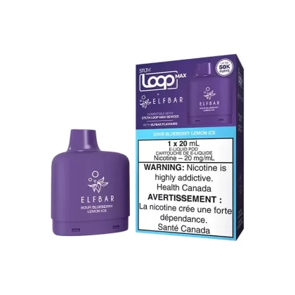 STLTH Loop MAX x ELFBAR 50k – Sour Blueberry Lemon Ice (PROV)