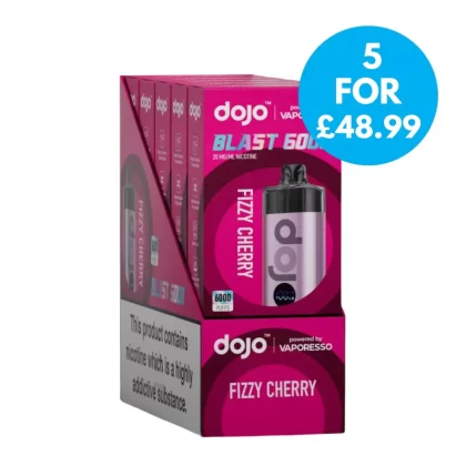 Box of 5 – 20mg Vaporesso Dojo Blast 6000 (6K Puffs) Vape Kit - Vape Co