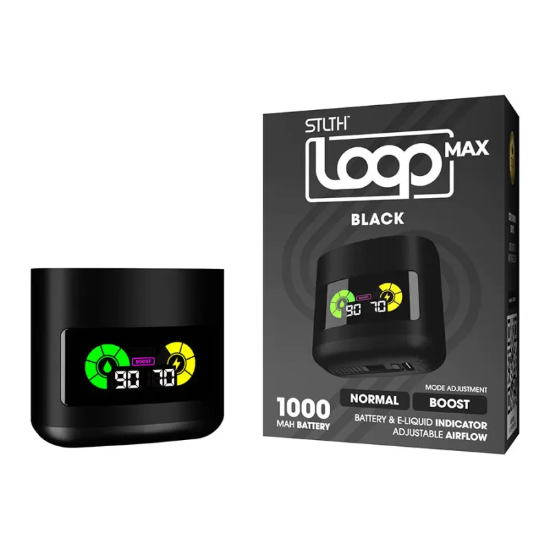 STLTH Loop Max Closed Pod Device - Black