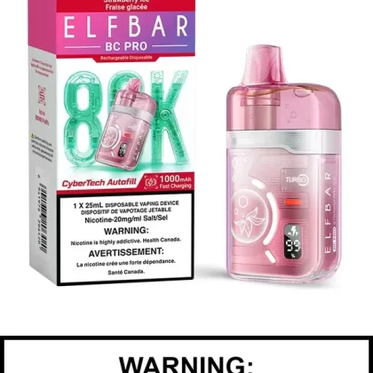 Strawberry Ice Elf Bar BC Pro Disposable Vape