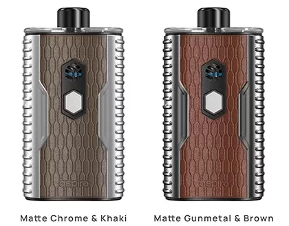 Aspire Cloudflask III 3 Kit 2000mAh - Matte Chrome & Khaki