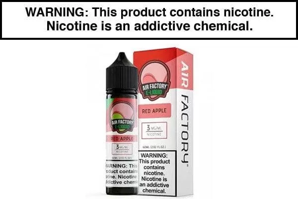 RED APPLE BY AIR FACTORY 60ML - Vape Product, Vape Product