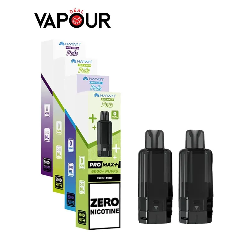 Hayati Pro Max Plus 6000 Zero Nicotine Pods - Blue Sour Raspberry