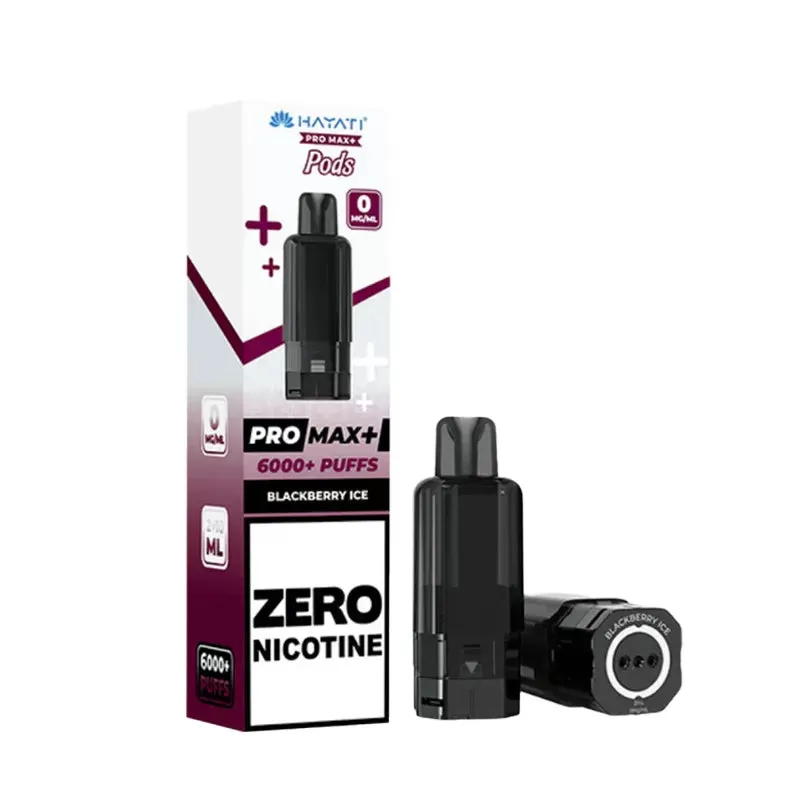 Hayati Pro Max Plus 6000 Zero Nicotine Pods - Blue Sour Raspberry - Image 3