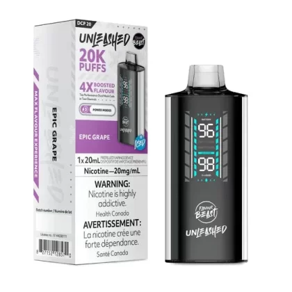 Flavour Beast Unleashed DCP 20K Disposable Vape – Epic Grape - Eliquidsupply