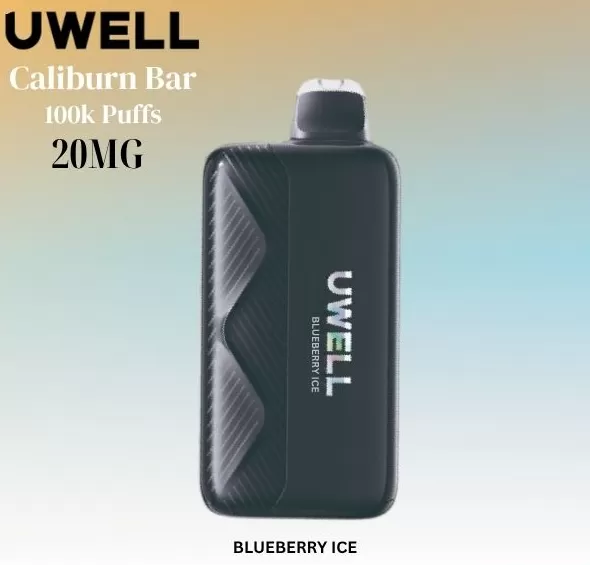 Uwell Caliburn Bar Rechargeable Disposable Vape 100K - Grape Ice / 20mg - Image 3
