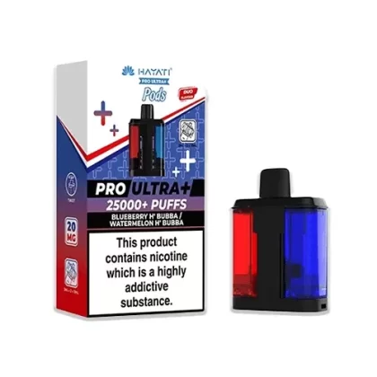 Hayati Pro Ultra Plus 25K Prefilled Refill Pods Blueberry H’Bubba / Watermelon H’Bubba