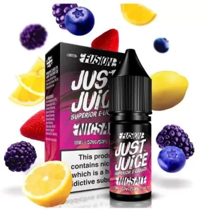 Fusion – Berry Burst & Lemonade by Just Juice Salt Nic E-Liquid 10ml
