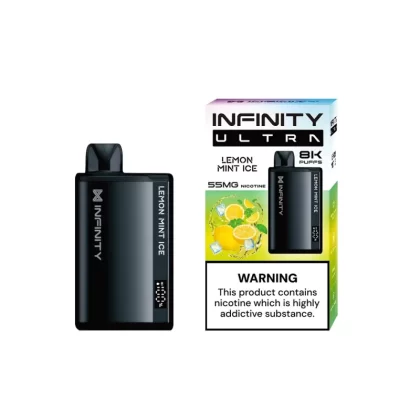 Infinity Bar Ultra Disposable – Lemon Mint Ice 55mg (8000Puffs)