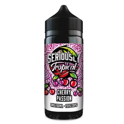 Seriously Tropical Cherry Passion 100ml Short Fill E Liquid - Vape Product, Vape Product