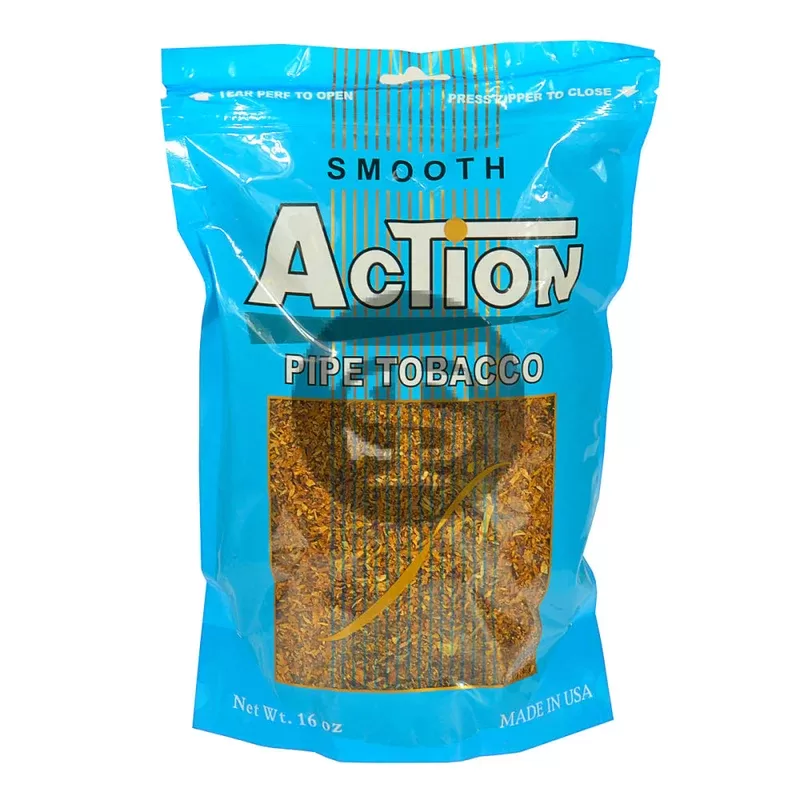 Action Smooth Pipe Tobacco 16 oz. Bag