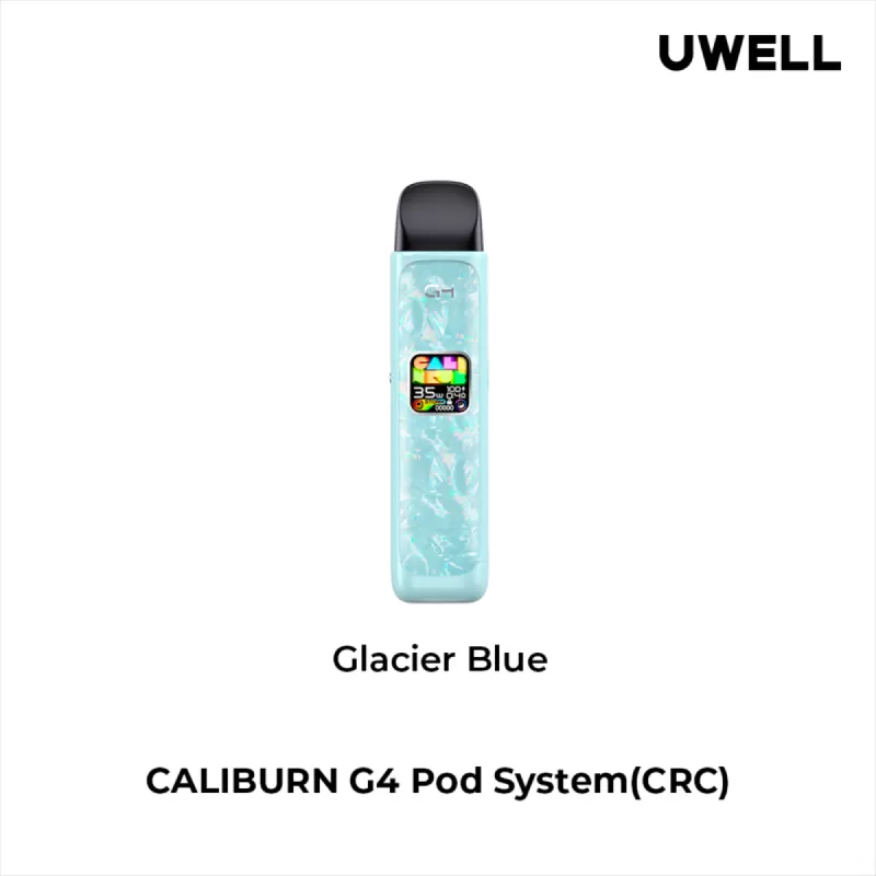 UWELL CALIBURN G4 OPEN POD KIT - Glacier Blue - Image 3