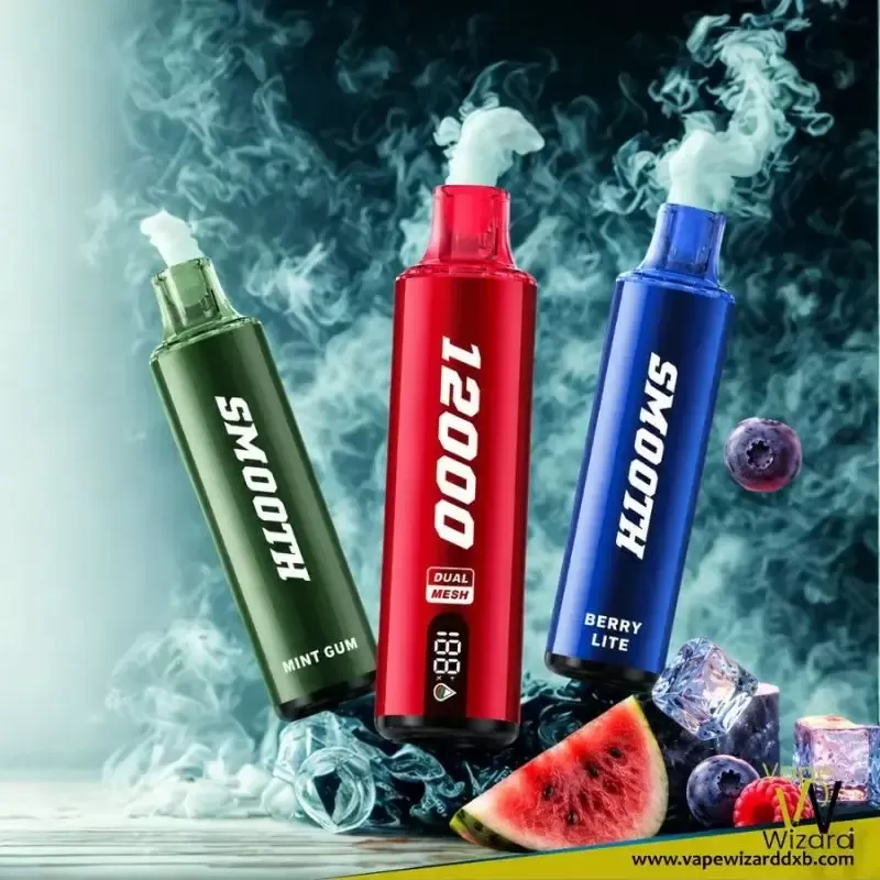 SMOOTH Whale Disposable 12000 Puffs 2% & 5% Rechargeable Vape - Vapewizarddxb