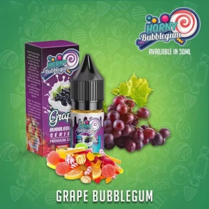 Horny Grape Bubblegum SaltNic by Horny Flava - 35 mg / 30 ml
