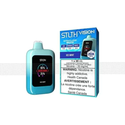 Stlth Vision Disposable Vape – 20K Puffs – Ice Mint
