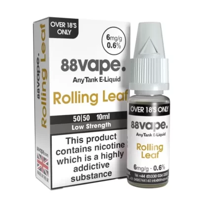 Rolling Leaf E-Liquid Anytank & Original Series by 88vape (10ml)