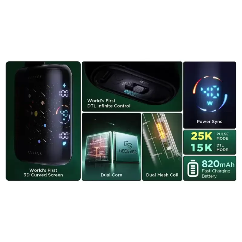 Geek Bar Hookah X 25K Disposable (5%, 25000 Puffs) - Eightvape - Image 2