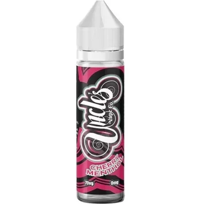 Cherry Menthol Uncle’s Vape Co 50ml Shortfill E Liquid