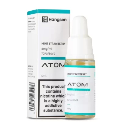 Mint Strawberry E-Liquid Atom Series by Hangsen (10ml) - 12mg