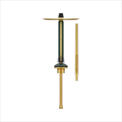 Shisha Alpha Hookah Echo Gold Emerald Green - Gwint+Uszczelka; Dyfuzor, Talerzyk