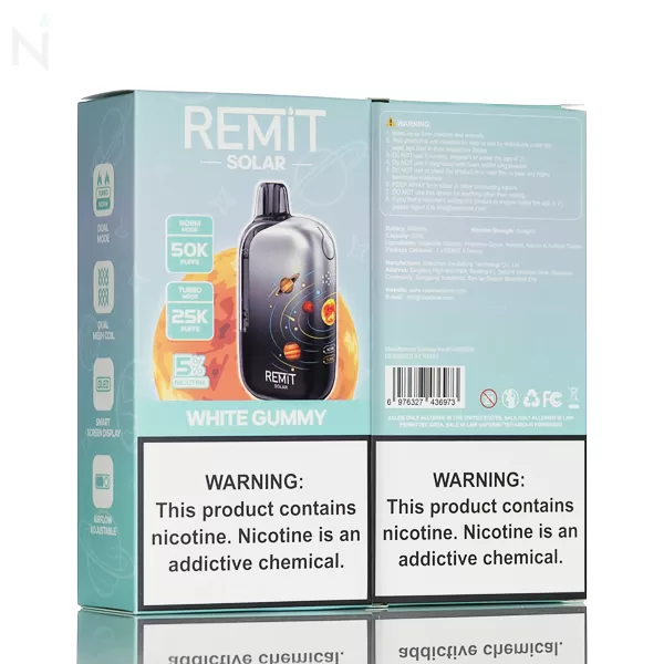 Remit Solar 50K Disposable Vape - Frozen Grape - Image 3