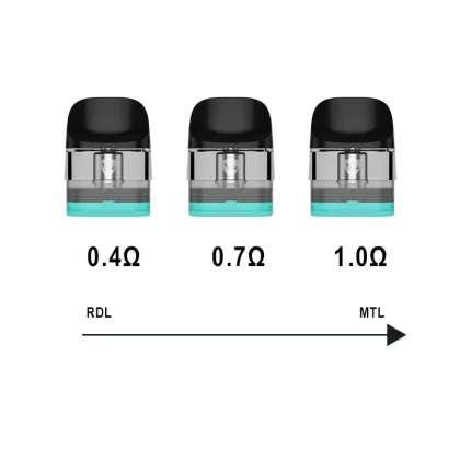 VOOPOO Argus Snap Pod Cartridge for Argus/Argus Se Kit, Argus P1/P1s/P2/P3 Kit, Argus G / G2/ G2 Mini / G3 Pod Kit,Argus Z/Z2,Argus A / ARGUS Klyc, ARGUS Matrix Kit 2ml (3pcs/pack) - 1.0ohm