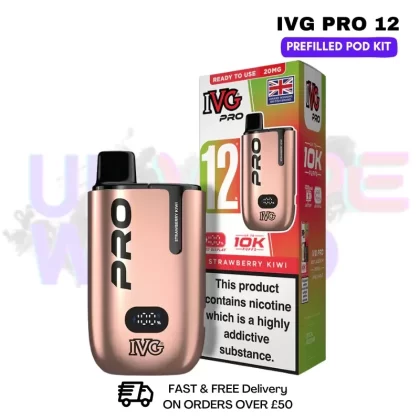 Strawberry Kiwi IVG Pro12 Prefilled Pod Kit
