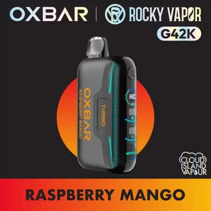 Rocky Vapor Oxbar G42K Disposable Vape – Raspberry Mango