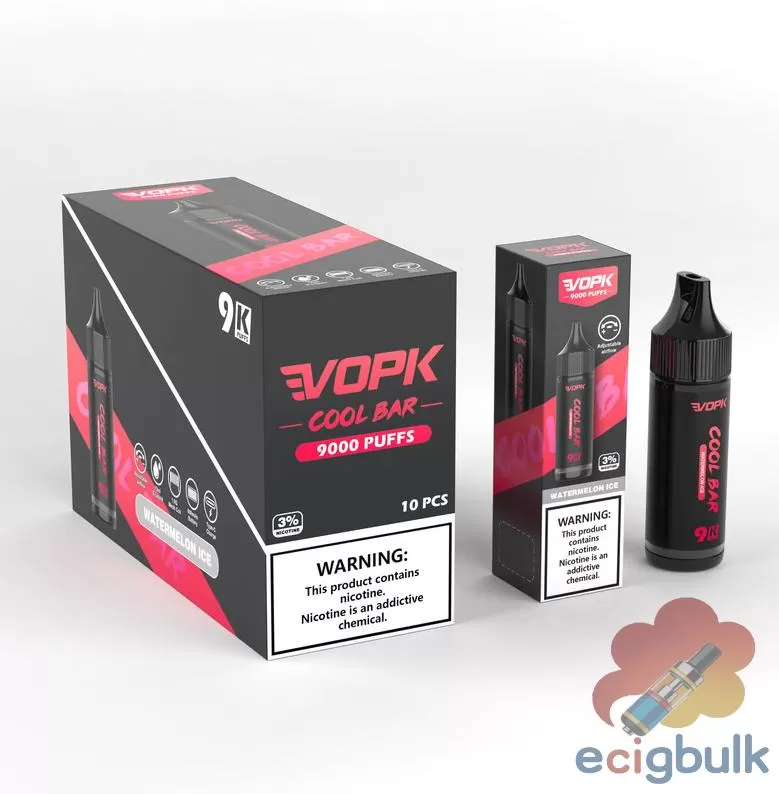 VOPK Cool Bar 9000 Disposable Vape β 9K Puffs, 10 Flavors & Adjustable Airflow - Image 2