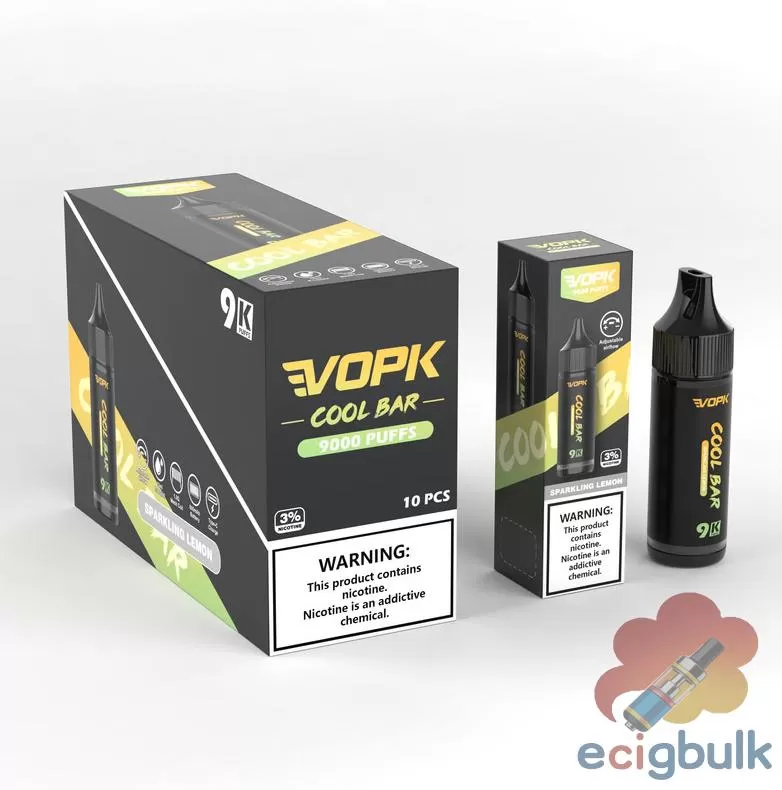 VOPK Cool Bar 9000 Disposable Vape β 9K Puffs, 10 Flavors & Adjustable Airflow - Image 3