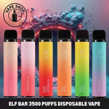 ELF BAR 3500 Puffs Disposable Vape Buy in Dubai UAE - Vapeshopdubaiuae