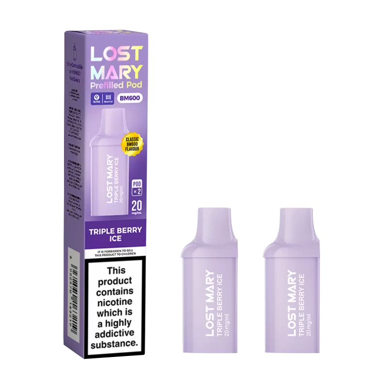 Triple Berry Ice Lost Mary BM600 Pods - Ecigwizard